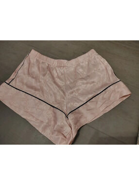 Victoria’s Secret Satin Script Logo Pajama Shorts | Small